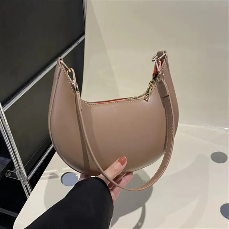 Sequin Half Moon Bag Isolde Rose