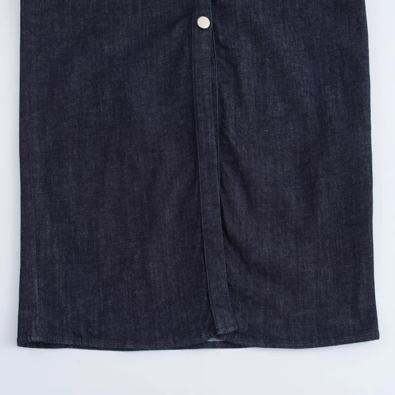 Denim Midi Dress Elena Rose