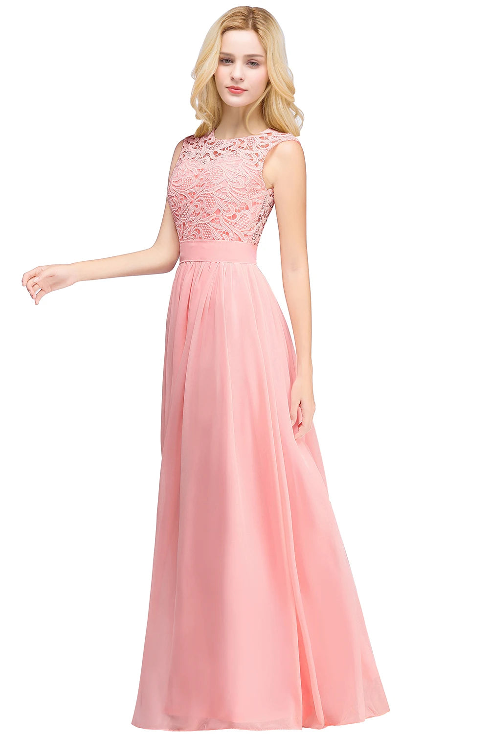 Beaded Chiffon Prom Gown Rosalind Rose