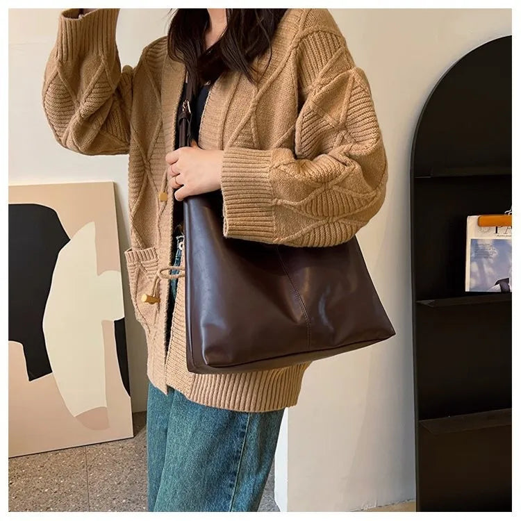 Structured PU Tote Bag Margot Rose