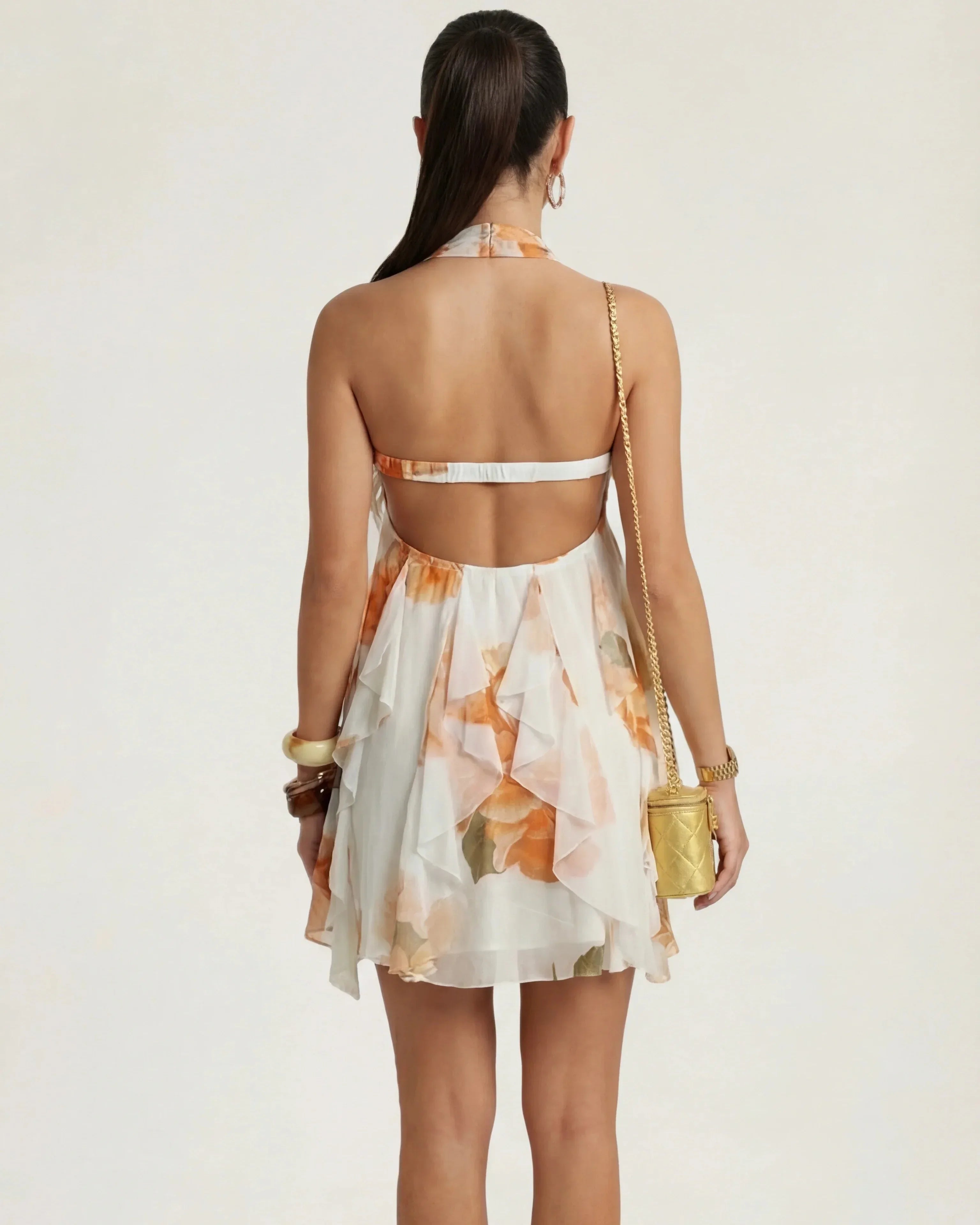 Corset Mini Dress Margot Rose - Rose & Mews