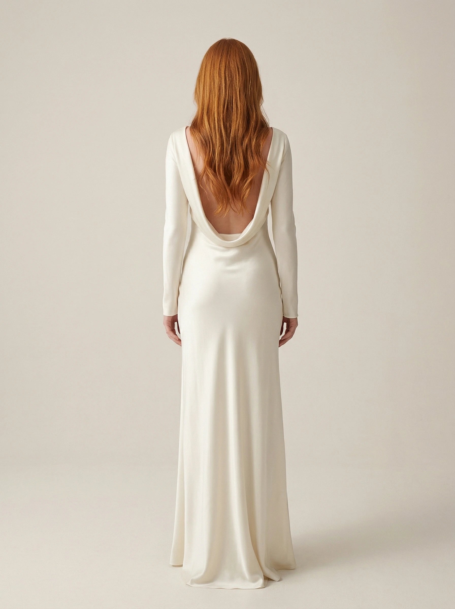 Satin Maxi Dress Scarlett Rose