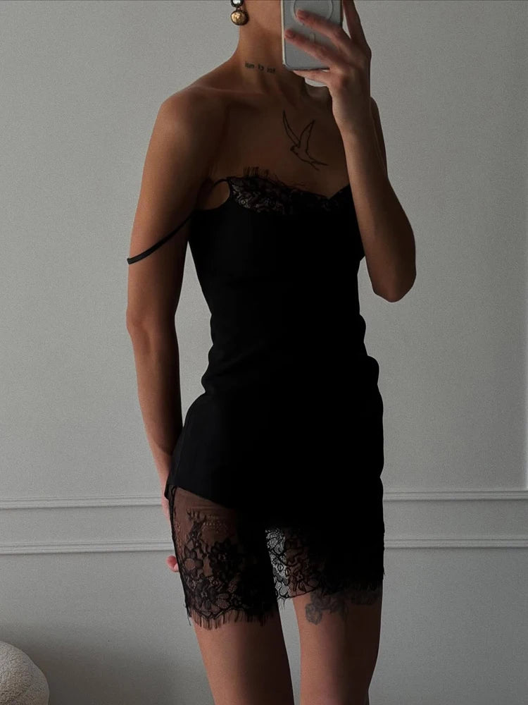 Lace Trim Slip Dress Margot Rose