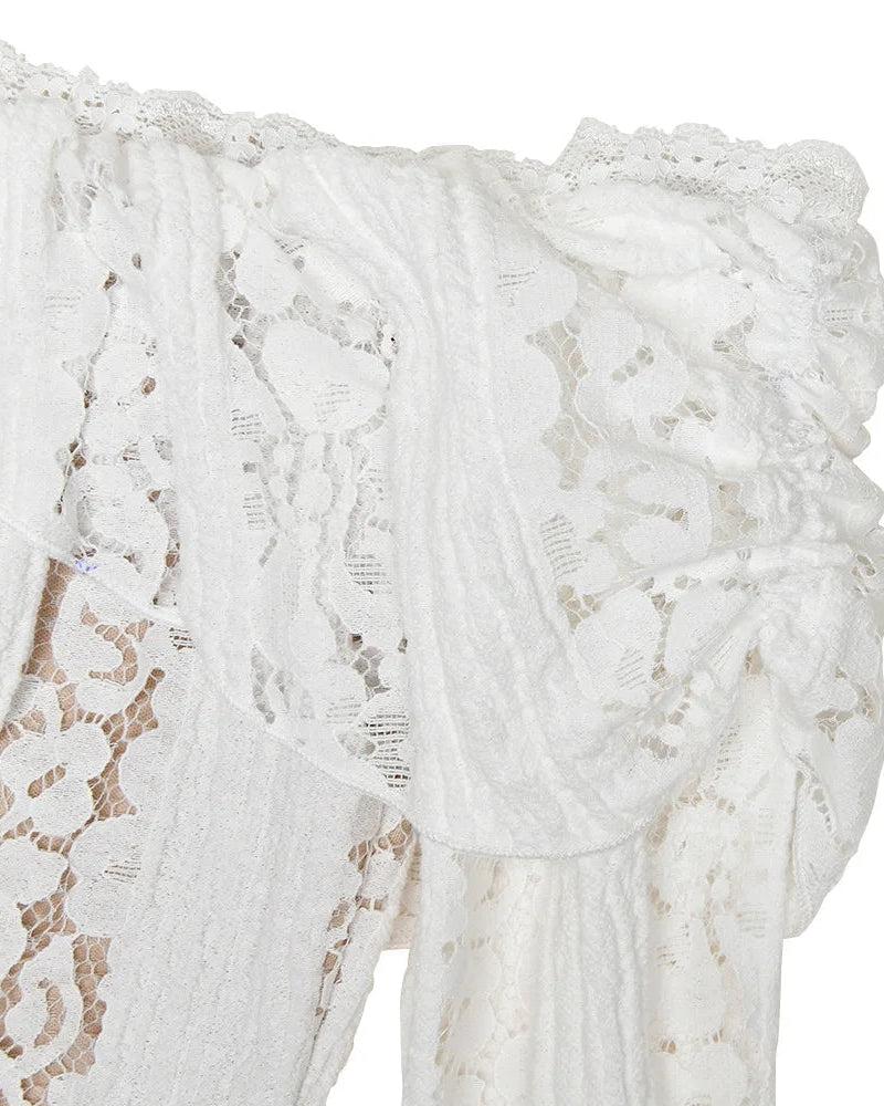 Lace Long Sleeve Gown Seraphina Rose