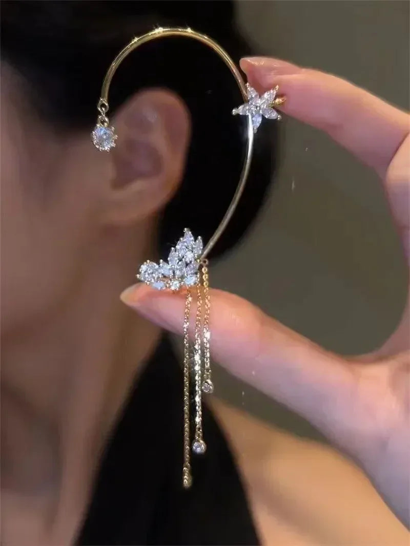 Aurora Starfall Ear Cuff - Rose & Mews