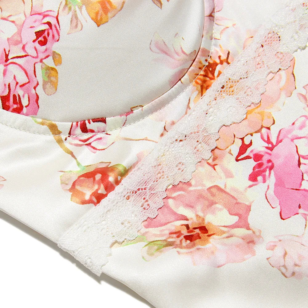 Floral Spaghetti Strap Maxi Dress Celeste Rose