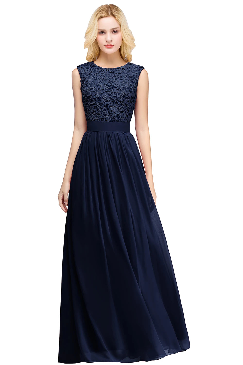 Beaded Chiffon Prom Gown Rosalind Rose