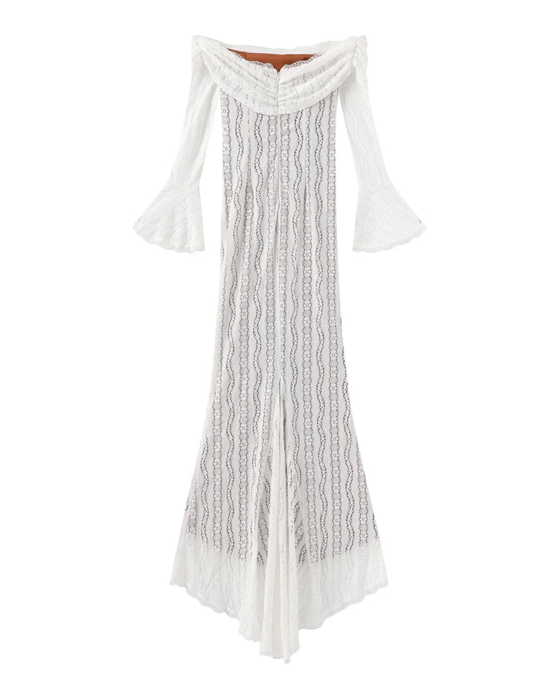 Lace Long Sleeve Gown Seraphina Rose