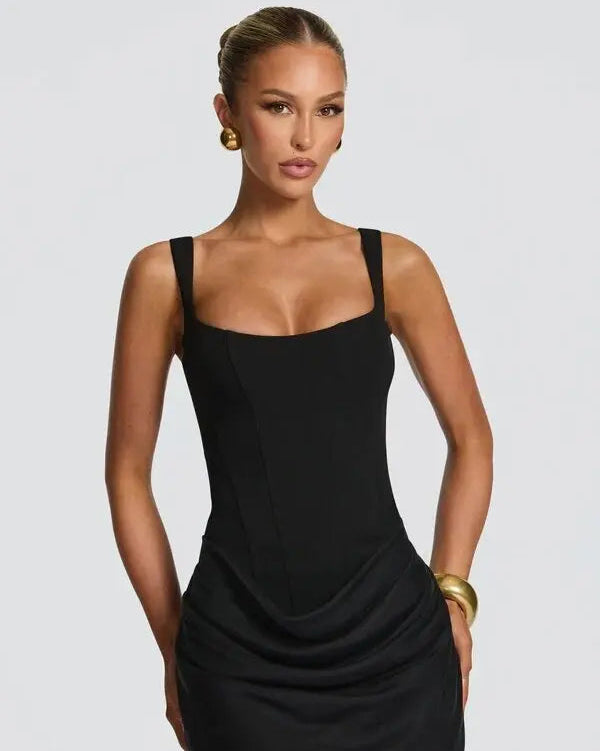 Stretch Strap Bodycon Mini Dress Aurelia Rose