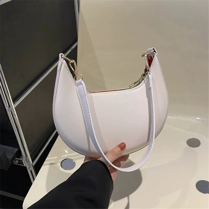 Sequin Half Moon Bag Isolde Rose