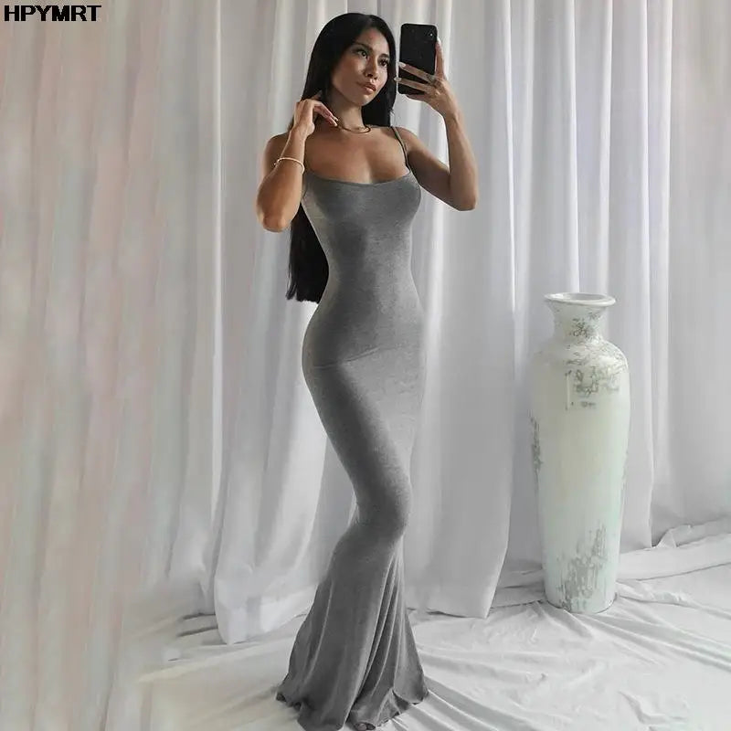 Bodycon Maxi Dress Bianca Rose