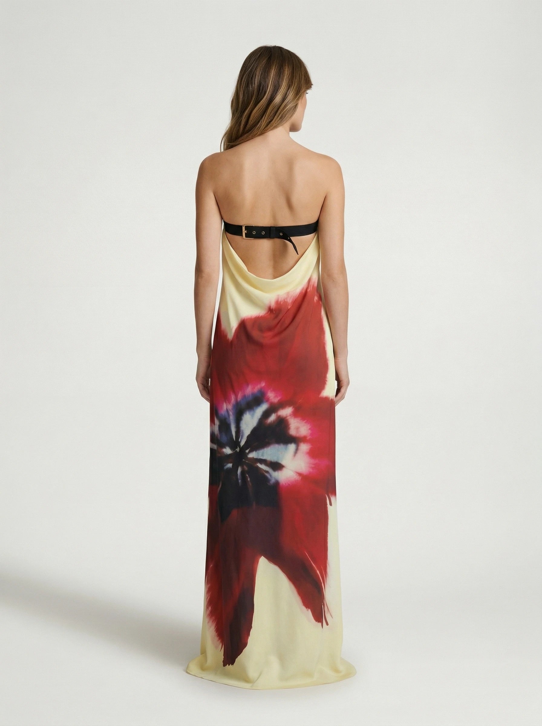 Golden Maxi Dress Rose Valentina