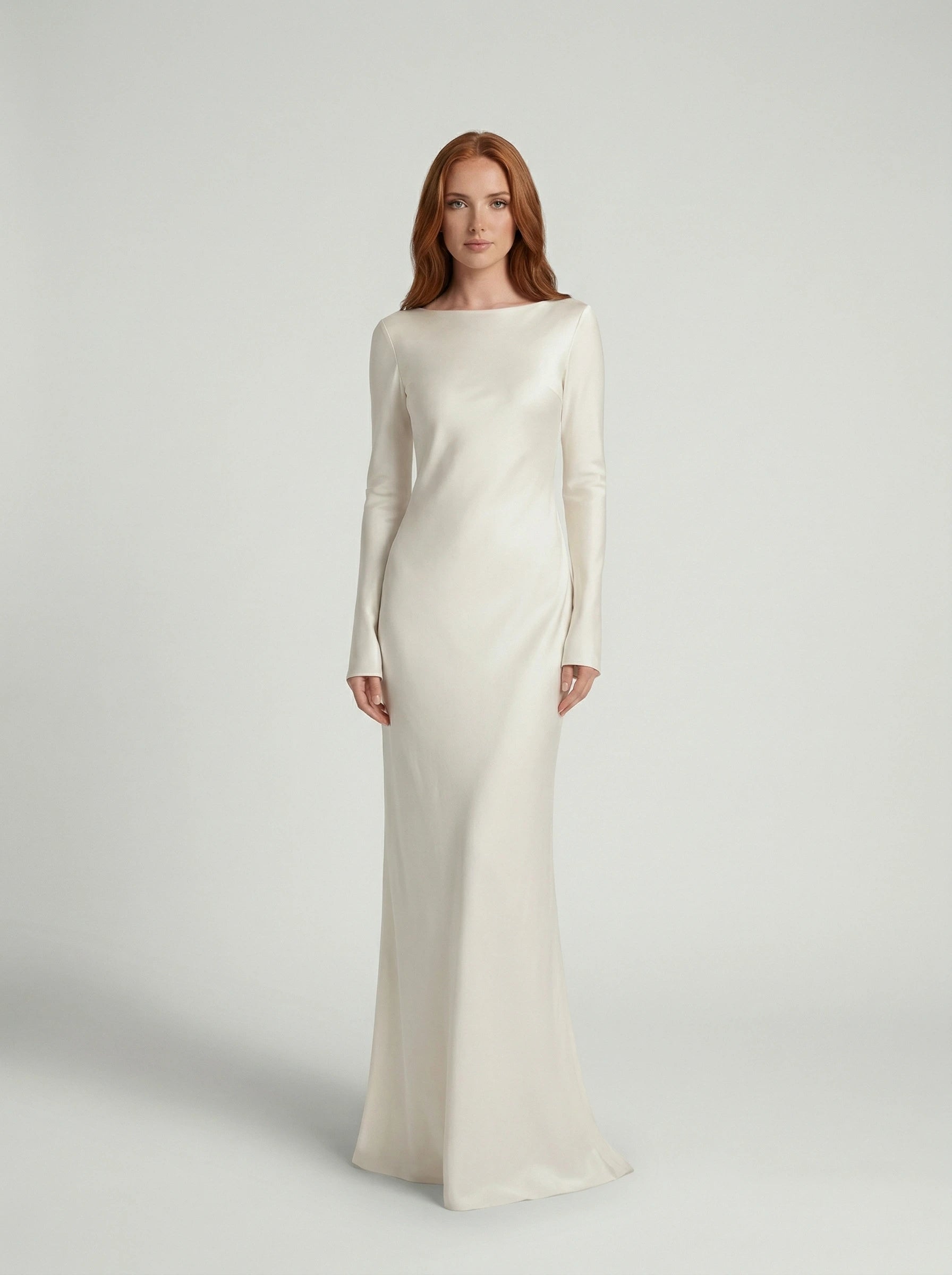 Satin Maxi Dress Scarlett Rose