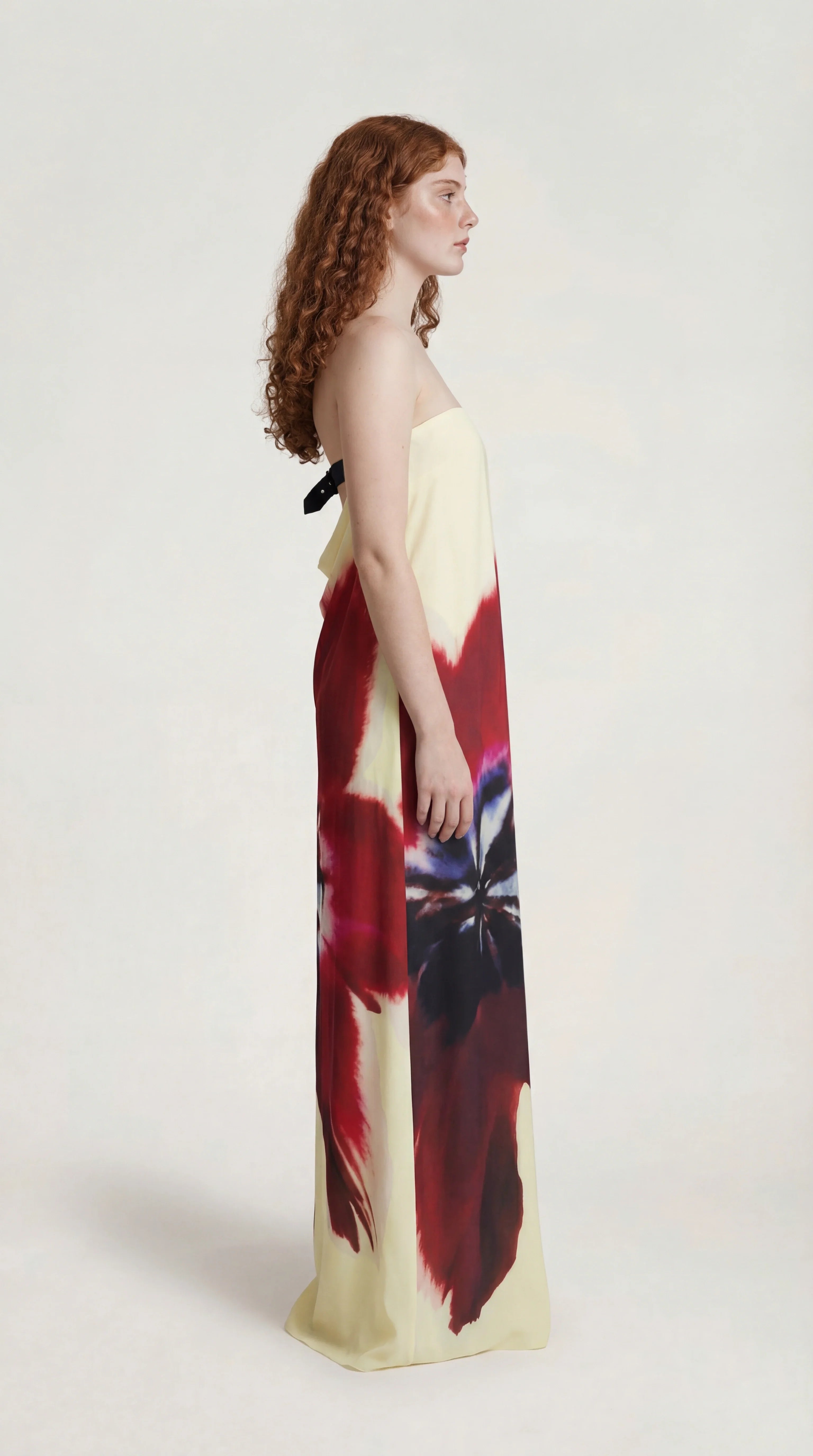 Golden Maxi Dress Rose Valentina