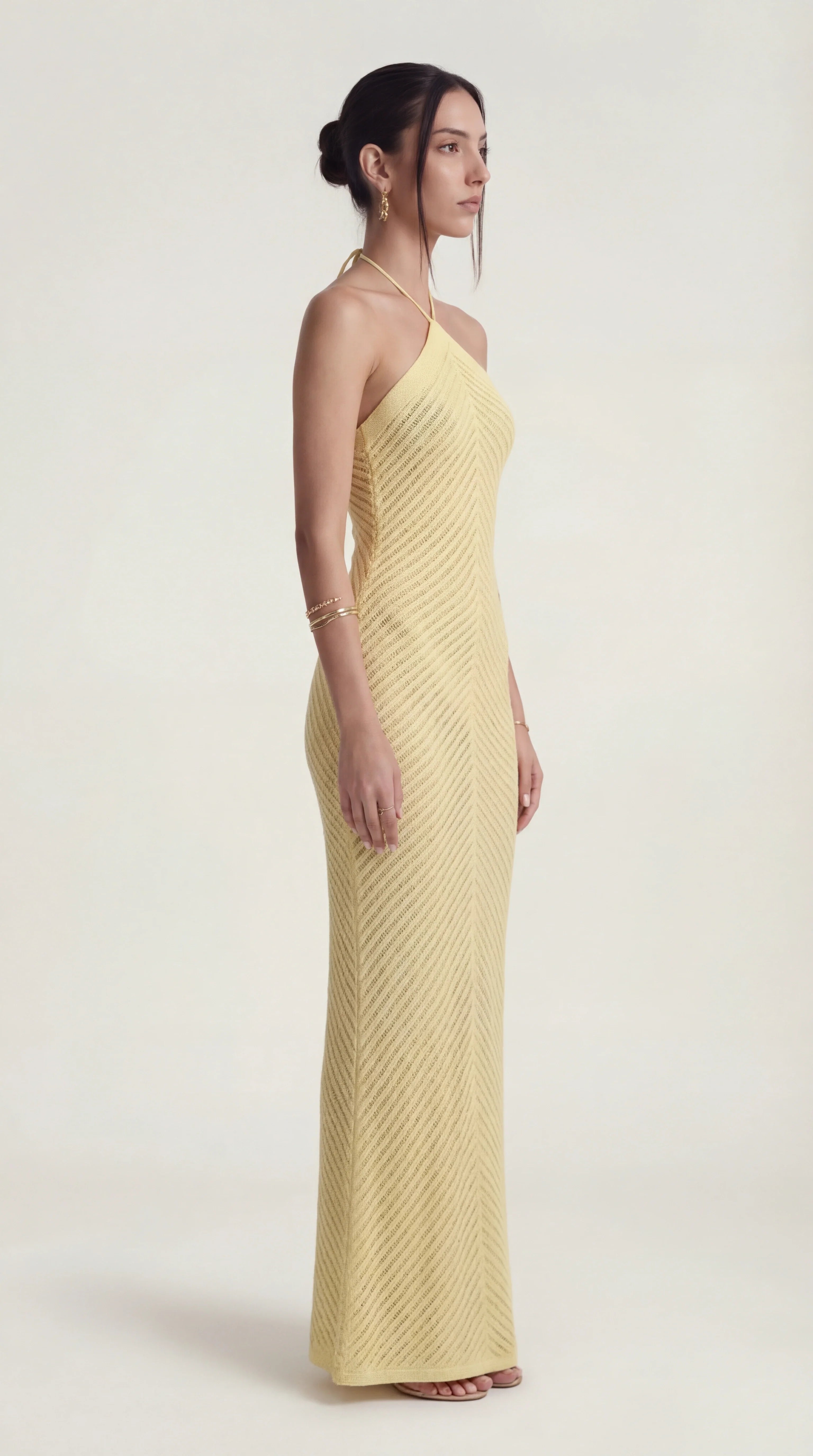 Crochet Maxi Dress Aurelia Rose