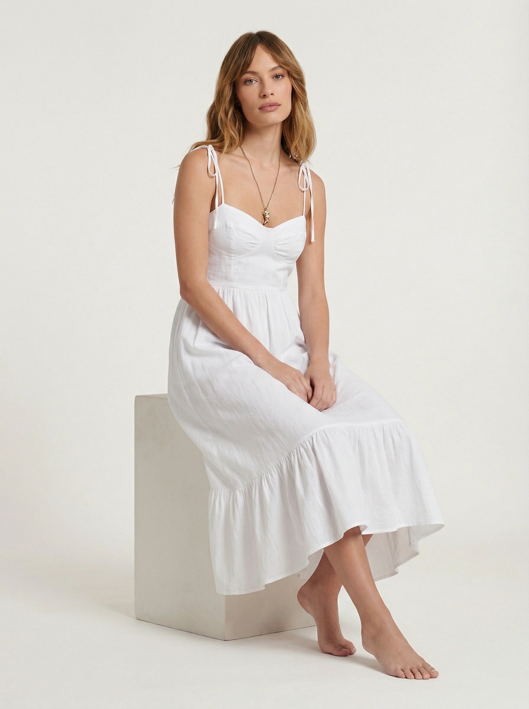 Tiered Midi Dress Ophelia Rose