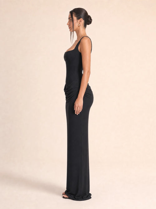 Ruched Bodycon Dress Valentina Rose