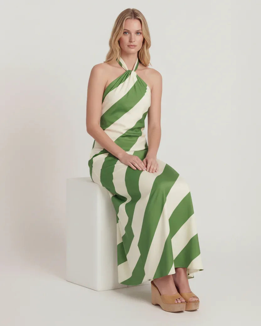 Floral Maxi Dress Lucia Rose - Rose & Mews